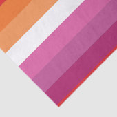 Lesbian Pride Flag Tissuepapier (Detail)