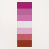 Lesbian Pride Flag Yogamat (Voorkant)