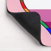 Lesbian Pride Heart Muismat (Hoek)