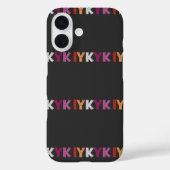 Lesbian Pride IYKYK Case-Mate iPhone Case (Achterkant)