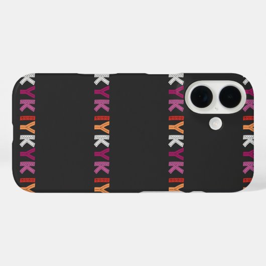 Lesbian Pride IYKYK Case-Mate iPhone Case (Achterkant (horizontaal))
