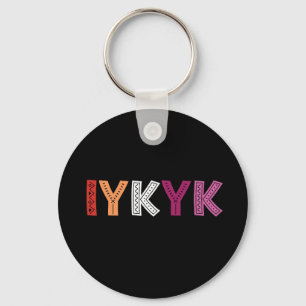 Lesbian Pride IYKYK Sleutelhanger