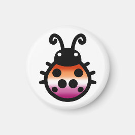 Lesbian Pride Ladybug Magnet