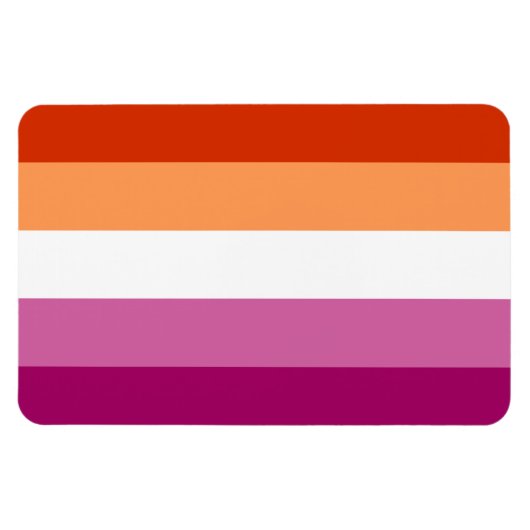 Lesbian Pride Magnet Magneet (Horizontaal)