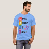 Lesbian Pride muziekfamilie T-shirt (Voorkant volledig)