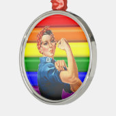 Lesbian Pride Ornament (Links)
