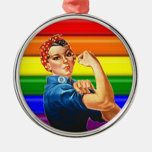 Lesbian Pride Ornament (Voorkant)