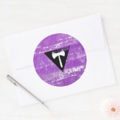Lesbian Pride Paint (Labrys) Ronde Sticker (Envelop)