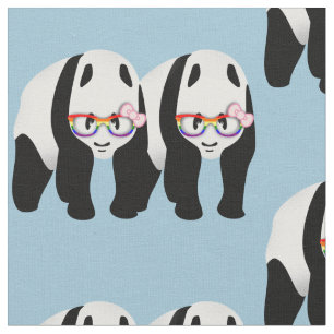 Lesbian Pride Pandas Stof