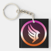 Lesbian Pride Paragon Mass Effect Icon Sleutelhanger (voorkant)