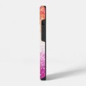 Lesbian Pride Pink Glitter Gradient Sparkle iPhone Hoesje (Linkerkant)