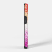 Lesbian Pride Pink Glitter Gradient Sparkle iPhone Hoesje (Rechterkant)