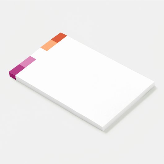 Lesbian Pride Post-it Notes (Schuin)