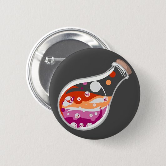 Lesbian Pride Potion Button (Voorkant /achterkant)