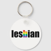 Lesbian Pride Sleutelhanger (Voorkant)