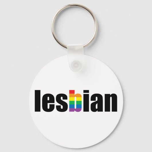 Lesbian Pride Sleutelhanger (Voorkant)