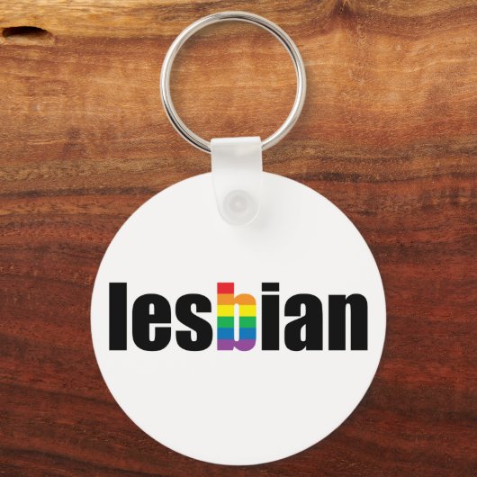 Lesbian Pride Sleutelhanger (Voorkant)