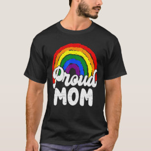 Lesbian Proud Ma Lgbt Moederdag Gay Lgbetq Rain T-shirt