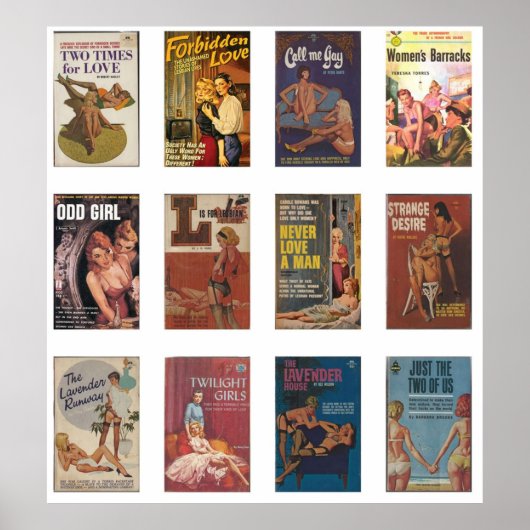 Lesbian Pulp Poster (Voorkant)