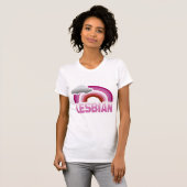 LESBIAN RAINBOW T-SHIRT (Voorkant volledig)