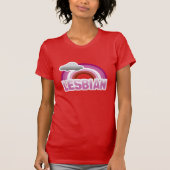 LESBIAN RAINBOW T-SHIRT (Voorkant)