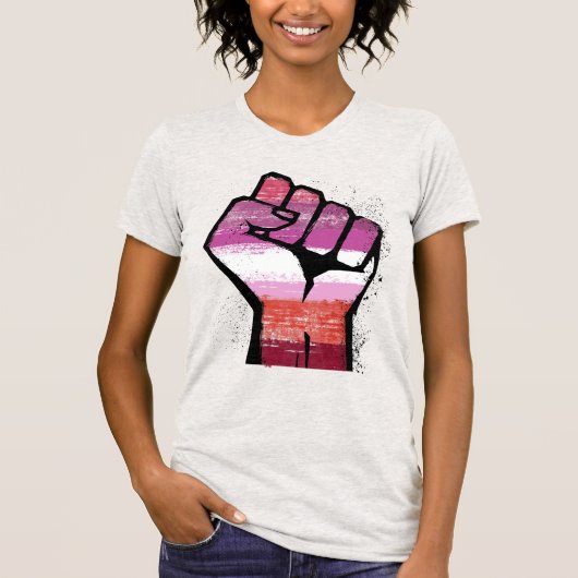 Lesbian Resistance T-shirt (Voorkant)
