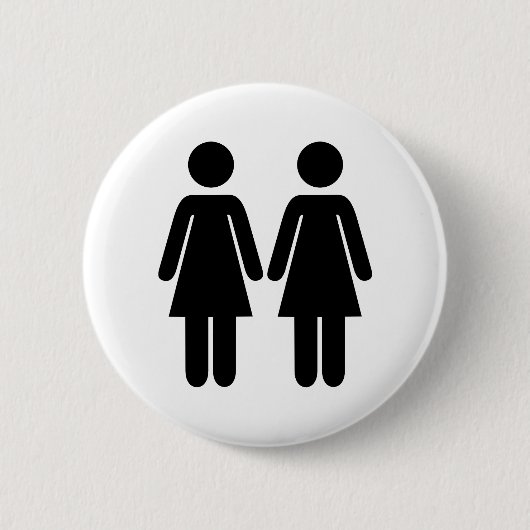 Lesbian Ronde Button 5,7 Cm (Voorkant)