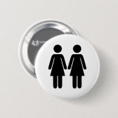Lesbian Ronde Button 5,7 Cm (Voorkant /achterkant)