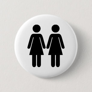 Lesbian Ronde Button 5,7 Cm