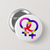 lesbian ronde button 5,7 cm (Voorkant /achterkant)