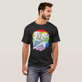 Lesbian Skeleton Couple - Lesbian Pride for Hallow T-shirt (Voorkant volledig)