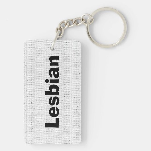 Lesbian  sleutelhanger (achterkant)