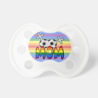 Lesbian Soccer Mam (met regenboog) Speen