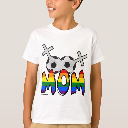 Lesbian Soccer Mam T-shirt (Voorkant)