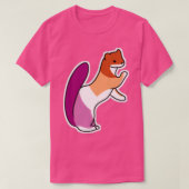 Lesbian Stoat T-shirt (Design voorkant)