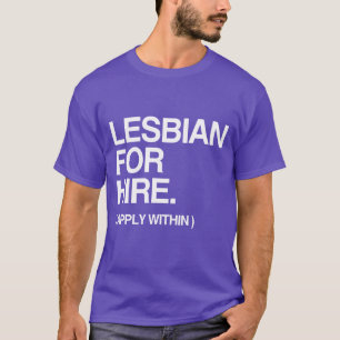 LESBIAN VOOR HUUR T-SHIRT