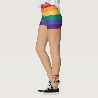 Lesbian Vrouw Gender Symbol Rainbow Leggings