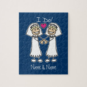 Lesbian Wedding Bridal Legpuzzel