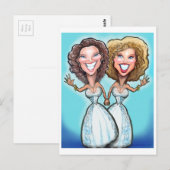 Lesbian Wedding Cake Dolls Briefkaart (Voorkant / Achterkant)