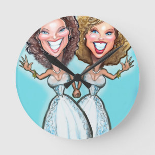 Lesbian Wedding Cake Dolls Ronde Klok