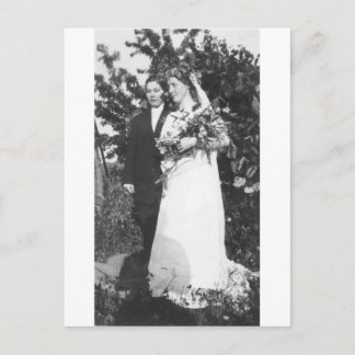 Lesbian Wedding Circa 1920 Briefkaart