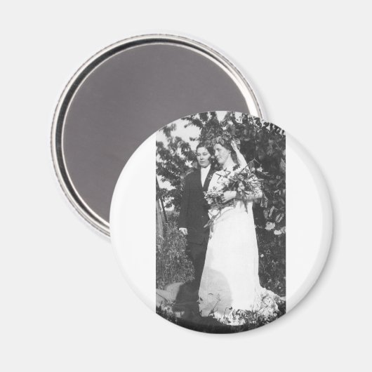 Lesbian Wedding Circa 1920 Magneet (Voorkant / Achterkant)