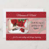 Lesbian Wedding Civil Union met Red Roses Kaart (Voorkant)