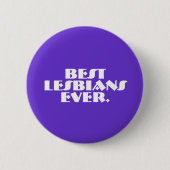 Lesbian Wedding Favor/Favor Ronde Button 5,7 Cm (Voorkant)