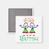 Lesbian Wedding Favors Magneet (Voorkant / Achterkant)