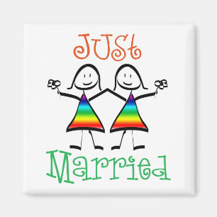 Lesbian Wedding Favors Magneet
