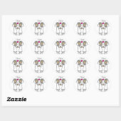 Lesbian Wedding Favors Ronde Sticker (Vel)