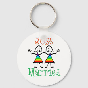 Lesbian Wedding Favors Sleutelhanger