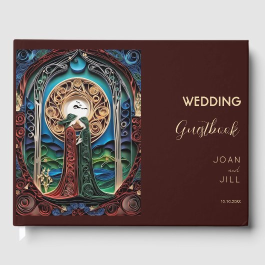 Lesbian Wedding Gastenboek (Voorkant)