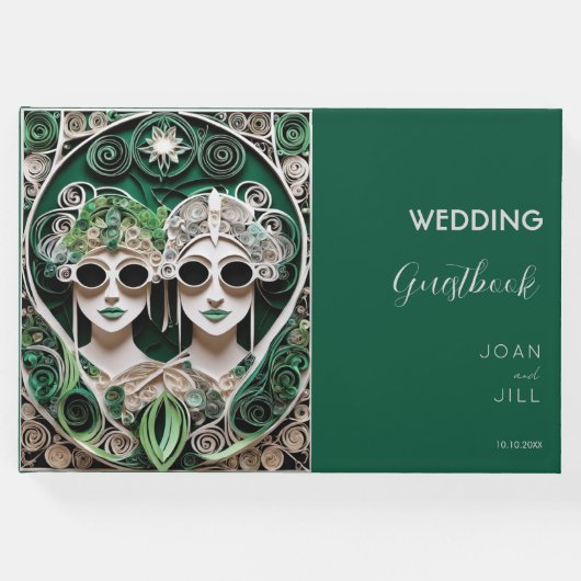 Lesbian Wedding Gastenboek (Voorkant)